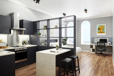 1 bed studio, Great George Street, Leeds, LS13DL - Image 10